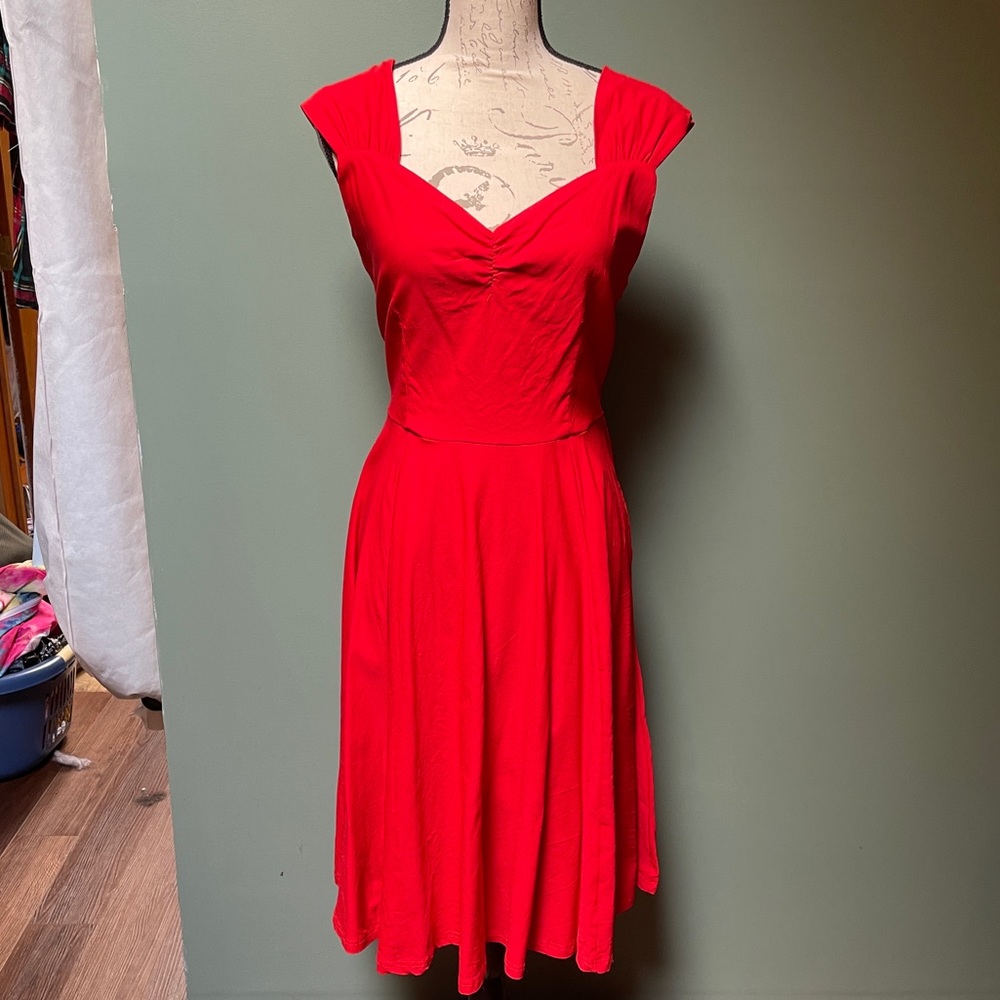 Oxiuli Fashion Red Dress